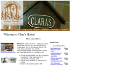 Desktop Screenshot of clarashouse.org